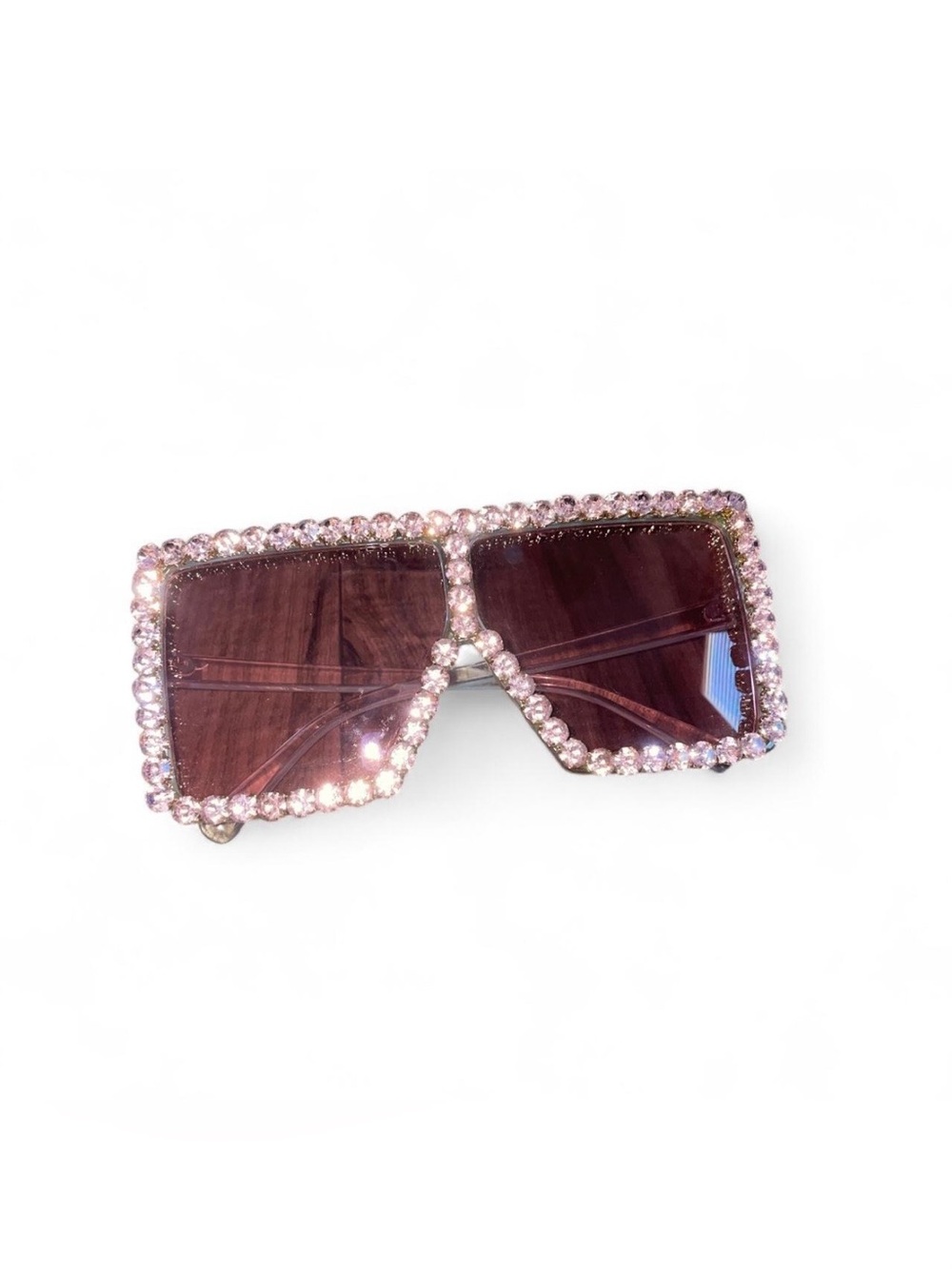 Pink rhinestone sunglasses